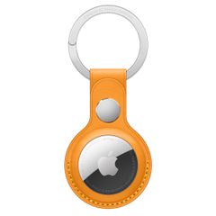 Apple Leather Key Ring für Apple AirTag - California Poppy