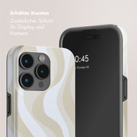 Selencia Vivid Rückabdeckung mit MagSafe Apple iPhone 15 Pro Max - Desert Waves Beige