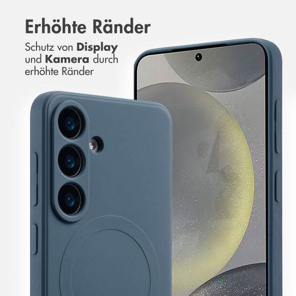 imoshion Color Back Cover mit MagSafe für das Samsung Galaxy S25 - Dunkelblau