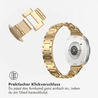 Selencia Chain Armband für Samsung Galaxy Watch 9 (40/44mm) / Watch 8 (40/44mm) / Classic (46mm) - Gold