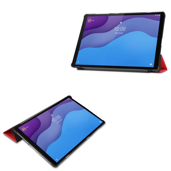 imoshion Trifold Klapphülle Lenovo Tab M10 HD (2nd gen) - Rot