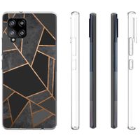 imoshion Design Hülle Samsung Galaxy A42 - Black Graphic
