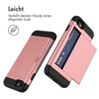 imoshion Backcover mit Kartenfach für das iPhone SE (2022 / 2020) / 8 / 7 - Rose Gold