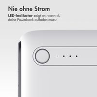 imoshion Powerbank - 27.000 mAh - Schnelles Aufladen und Power Delivery - Weiß