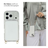 Selencia Backcover mit abnehmbaren Haken Apple iPhone 17 Pro - Transparent