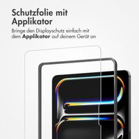 Accezz Schutzfolie aus gehärtetem Glas mit Applikator für das iPad Air 13 Zoll (2024) M2