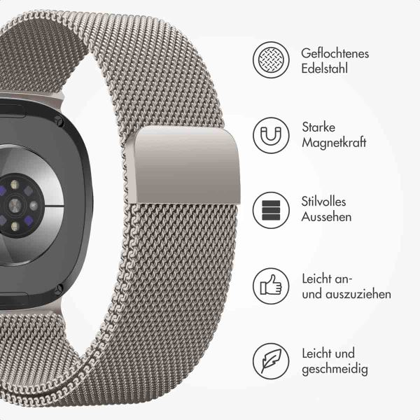 imoshion Magnetisches Milanaise Armband für das  Samsung Galaxy Watch 8 (40/44mm) / Classic (46mm) - Polarstern