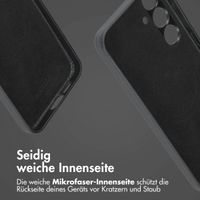 Accezz 2-in-1 Klapphülle aus Leder mit MagSafe für das Samsung Galaxy S23 FE - Onyx Black