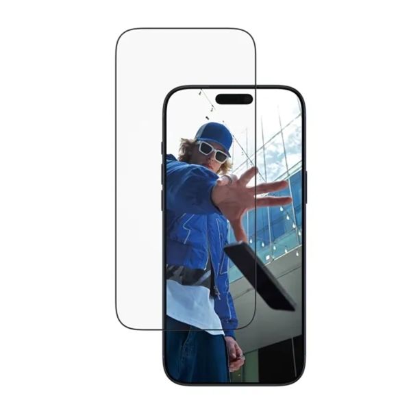 PanzerGlass Ultra-Wide Fit Antibakterieller Displayschutz mit Applikator Apple iPhone 17 Pro Max
