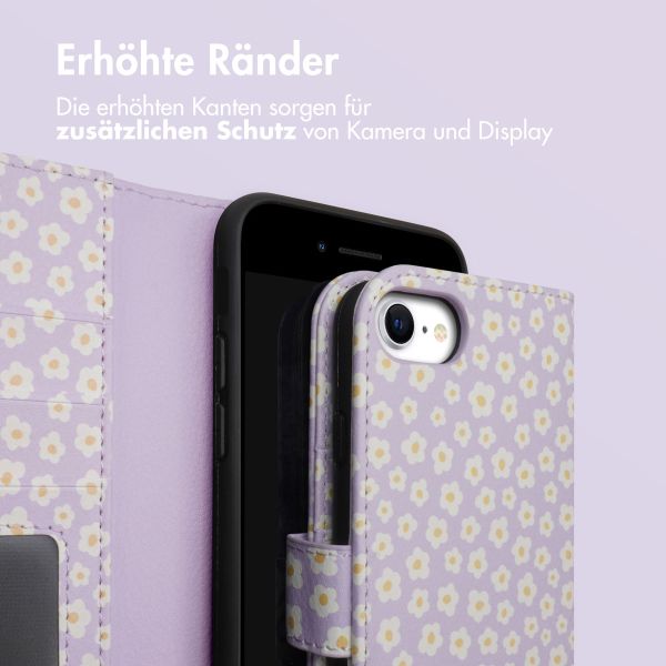 imoshion Design Klapphülle Apple iPhone SE (2022 / 2020) / 8 / 7 / 6(s) - White Daisy