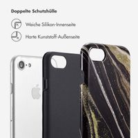 Selencia Vivid Back Cover iPhone SE (2022 / 2020) / 8 / 7 / 6(s) - Chic Marble