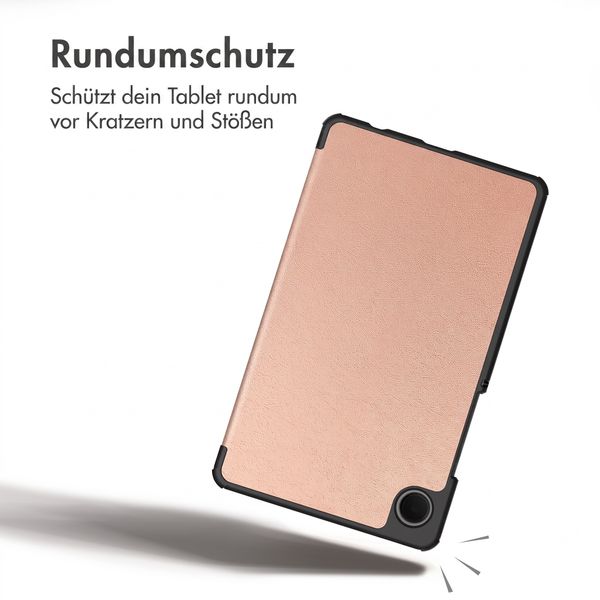 imoshion Trifold Klapphülle Samsung Galaxy Tab A11 / A9 8.7 Zoll - Rosé gold