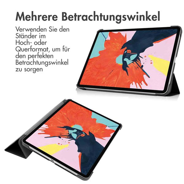 imoshion Trifold Klapphülle Apple iPad Air 11 Zoll (2025) M3 / (2024) M2 / Air 5 (2022) / Air 4 (2020) - Schwarz