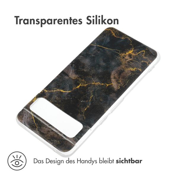 imoshion Design Hülle Google Pixel 8 Pro - Black Marble