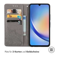 imoshion Mandala Klapphülle Samsung Galaxy A35 - Grau