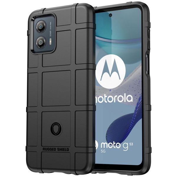 imoshion Rugged Shield Backcover Motorola Moto G53 - Schwarz