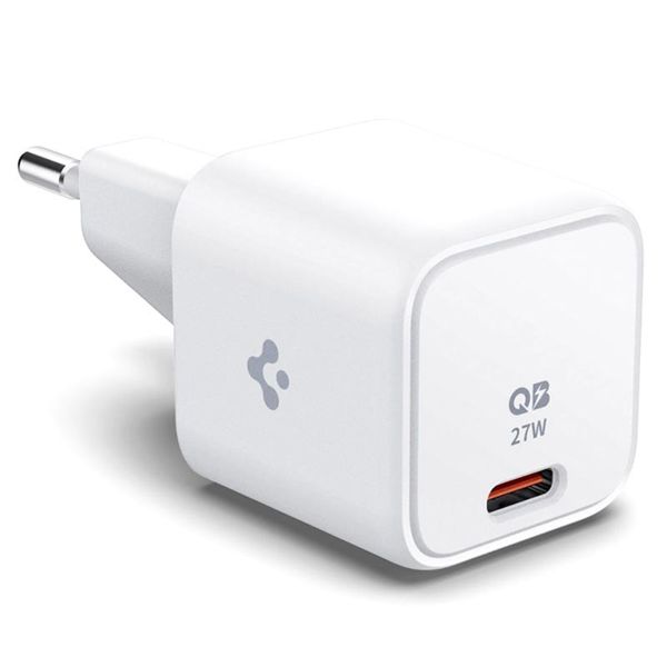 Spigen ArcStation - USB-C-Ladegerät - Power Delivery - 27 Watt - Weiß