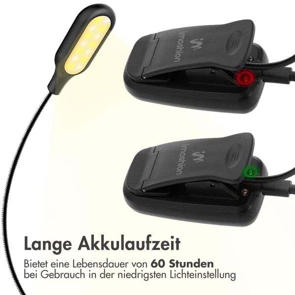 imoshion ﻿ LED-Leselampe - Schwarz