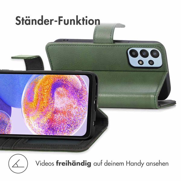 imoshion Luxuriöse Klapphülle Samsung Galaxy A23 (5G) - Grün