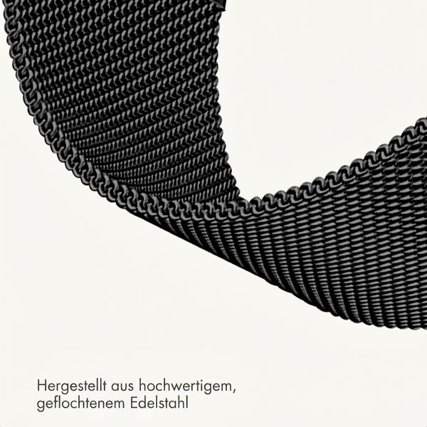 imoshion Mailändische Magnetarmband -   Universelle 20 mm Anschluss - Schwarz