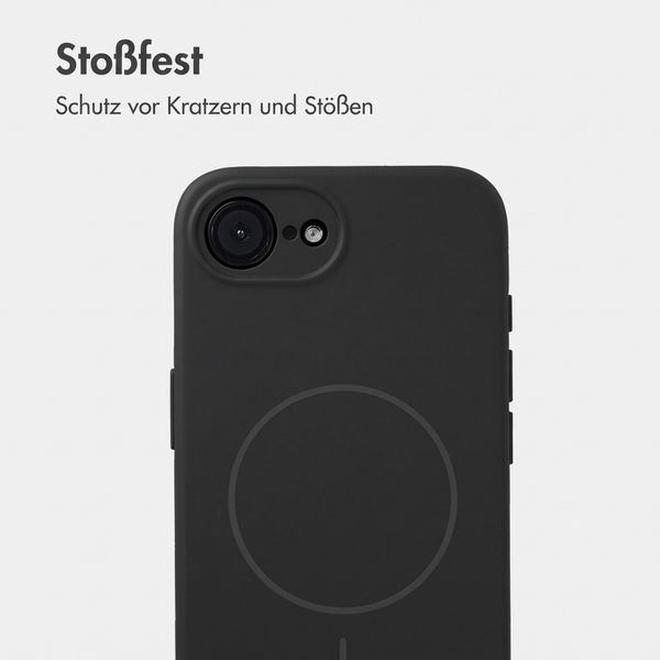 Accezz Grip Backcover mit MagSafe Apple iPhone 17e / 16e - Schwarz