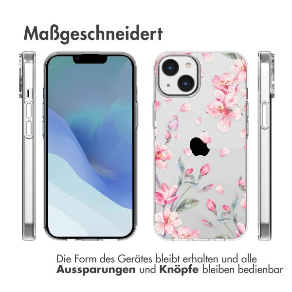 imoshion Design Hülle iPhone 14 - Blossom Watercolor