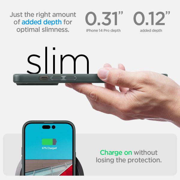 Spigen Ultra Hybrid™ Case für das Apple iPhone 14 Pro Max - Grün