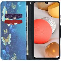 Design TPU Klapphülle für das Samsung Galaxy A42