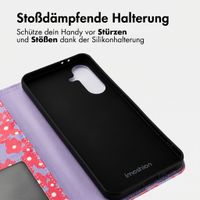 imoshion Design Klapphülle Samsung Galaxy A56 - Dusty Rose Blossoms