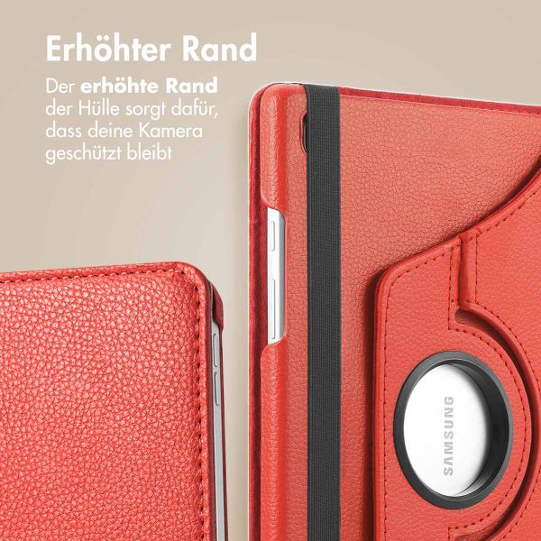imoshion 360° drehbare Klapphülle Galaxy Tab S6 Lite / Tab S6 Lite (2022) / Tab S6 Lite (2024) - Rot