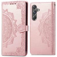 imoshion Mandala Klapphülle für das Samsung Galaxy A15 (5G/4G) - Rose Gold