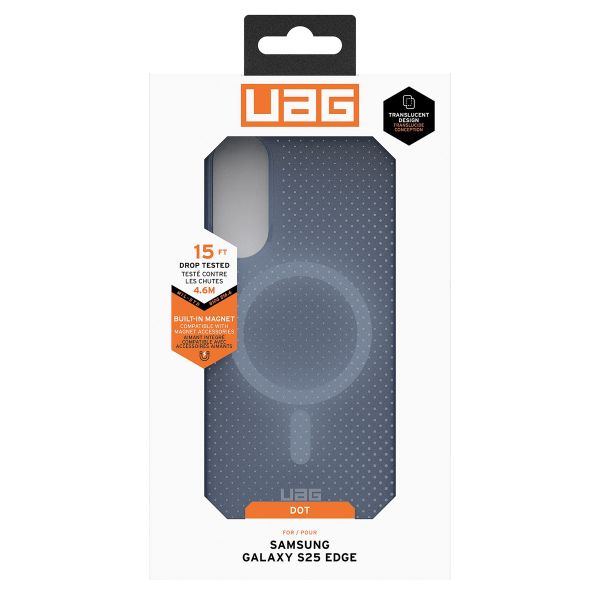 UAG Dot Case mit MagSafe Samsung Galaxy S25 Edge - Cloud Blue