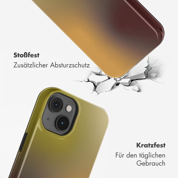 Selencia Vivid Rückabdeckung mit MagSafe Apple iPhone 14 - Gradient Olive Dust