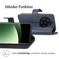 imoshion Luxuriöse Klapphülle Xiaomi 13 Ultra - Dunkelblau