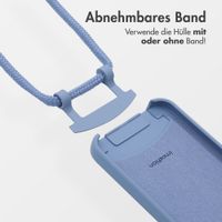 imoshion Color Backcover mit abtrennbarem Band MagSafe für das iPhone 13 - Ash Blue