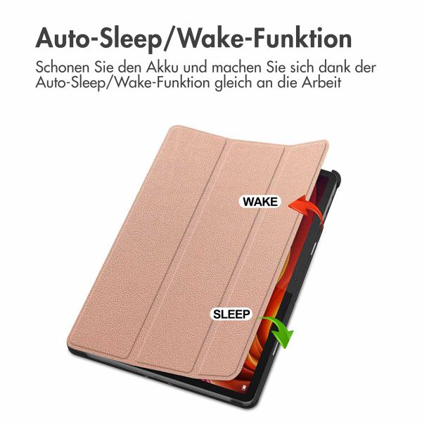 imoshion Trifold Klapphülle Lenovo Tab K11 Plus - Rose Gold