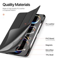Dux Ducis Domo Klapphülle Apple iPad Pro 13 (2024) M4 - Schwarz