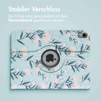imoshion 360° drehbare Design Klapphülle Apple iPad 11 (2025) 11 Zoll A16 / iPad 10 (2022) 10.9 Zoll - Flowers