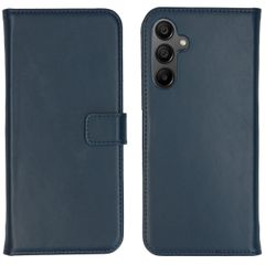 Selencia Echtleder Klapphülle Samsung Galaxy A15 (5G/4G) - Dunkelblau