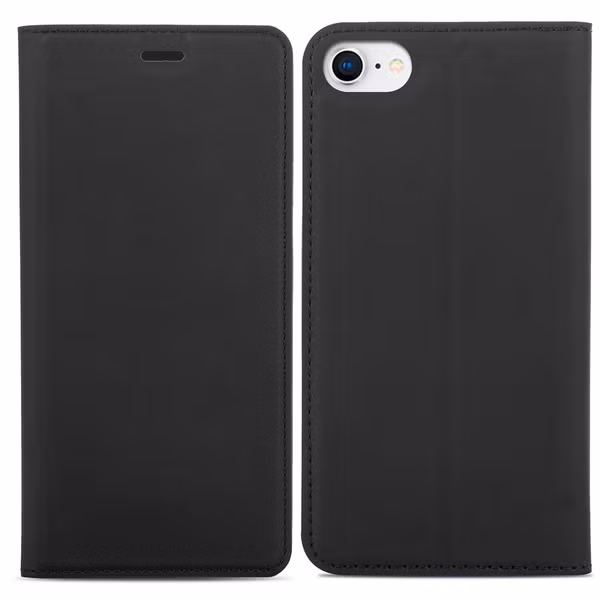 imoshion Slim Folio Klapphülle iPhone SE (2022 / 2020) / 8 / 7 - Schwarz