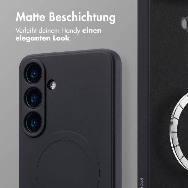 imoshion Color Back Cover mit MagSafe für das Samsung Galaxy S25 Plus - Schwarz