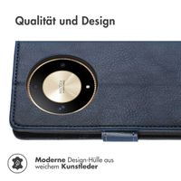 imoshion Luxuriöse Klapphülle für das Honor Magic 6 Lite - Dunkelblau