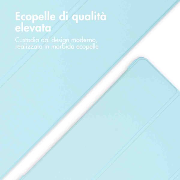 imoshion Trifold Hardcase Klapphülle Samsung Galaxy Tab S9 11.0 Zoll - Hellblau