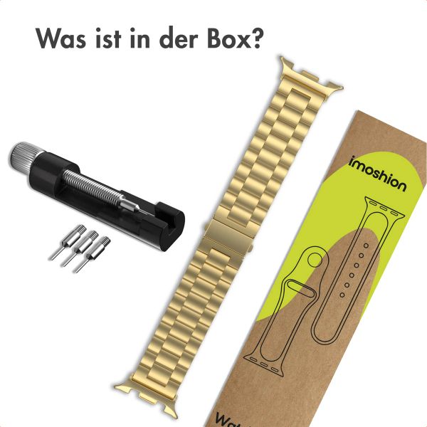 imoshion Edelstahlarmband für das  Samsung Galaxy Watch 8 (40/44mm) / Classic (46mm) - Gold
