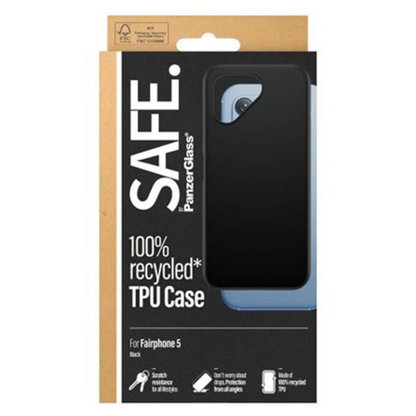 SAFE by PanzerGlass TPU Case für das Fairphone 5 - Schwarz