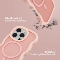 Selencia Wavy Backcover mit MagSafe Apple iPhone 16 Pro - Soft Pink