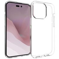 Accezz TPU Clear Cover für das Apple iPhone 14 Pro - Transparent