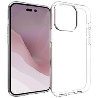 Accezz TPU Clear Cover für das iPhone 14 Pro - Transparent