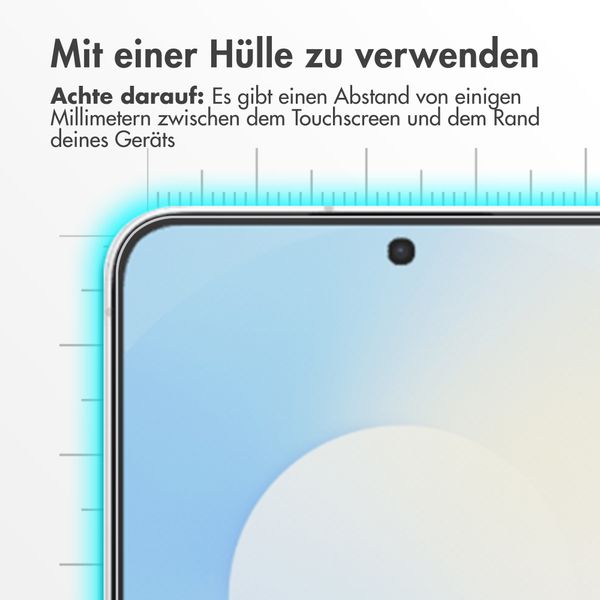 Accezz Screen Protector aus gehärtetem Glas Samsung Galaxy S25 FE