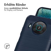 imoshion Brushed Back Cover Nokia X10 / X20 - Dunkelblau